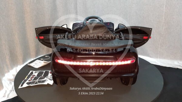BabyHope Bugo 440 12 Volt Akülü Araba Metalik Siyah