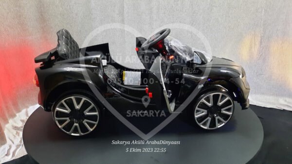 BabyHope Bugo 440 12 Volt Akülü Araba Metalik Siyah