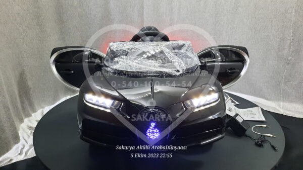 BabyHope Bugo 440 12 Volt Akülü Araba Metalik Siyah