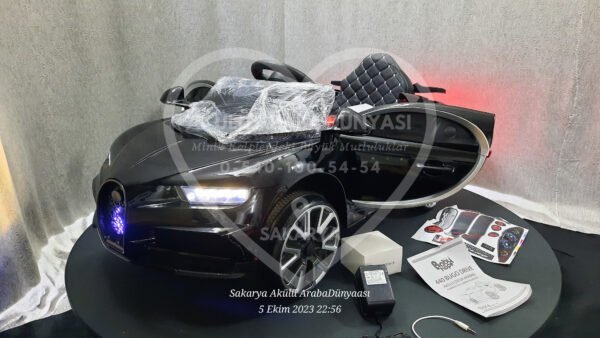 BabyHope Bugo 440 12 Volt Akülü Araba Metalik Siyah