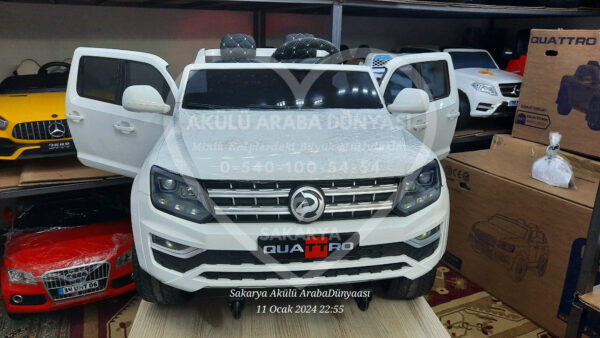 BabyHope 441 Quattro 4×4 Akülü Araba İnci Beyaz