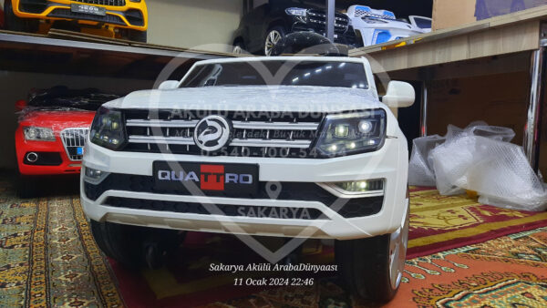 BabyHope 441 Quattro 4×4 Akülü Araba İnci Beyaz
