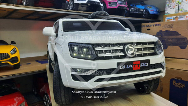 BabyHope 441 Quattro 4×4 Akülü Araba İnci Beyaz
