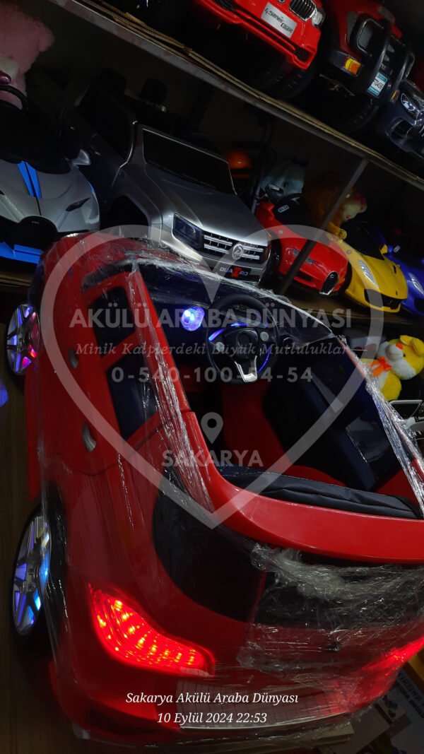 BabyHope 443 XC Power 12 Volt Akülü Jip Kırmızı Işıklı Teker