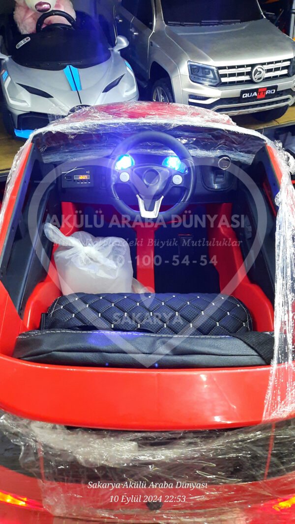 BabyHope 443 XC Power 12 Volt Akülü Jip Kırmızı Işıklı Teker