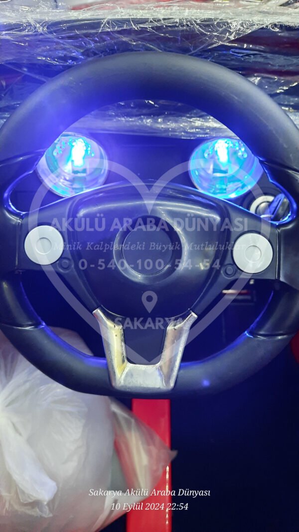 BabyHope 443 XC Power 12 Volt Akülü Jip Kırmızı Işıklı Teker
