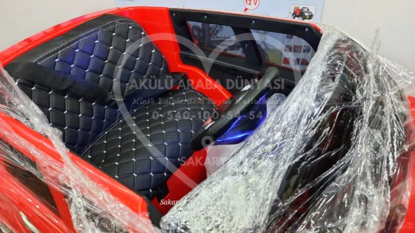 BabyHope 443 XC Power 12 Volt Akülü Jip Kırmızı Işıklı Teker