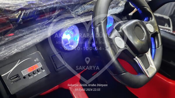 BabyHope 443 XC Power 12 Volt Akülü Jip Kırmızı Işıklı Teker