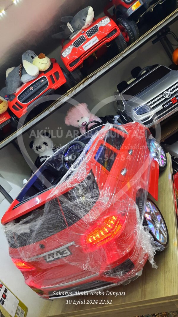 BabyHope 443 XC Power 12 Volt Akülü Jip Kırmızı Işıklı Teker