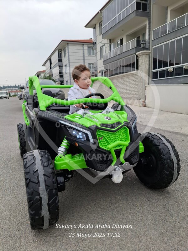 BRP Lisanslı Can-Am Maverick 24 Volt Tabletli 4x4 Akülü Jip UTV - Görsel 3