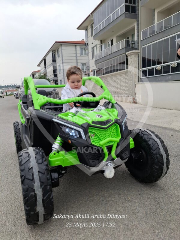 BRP Lisanslı Can-Am Maverick 24 Volt Tabletli 4x4 Akülü Jip UTV - Görsel 4