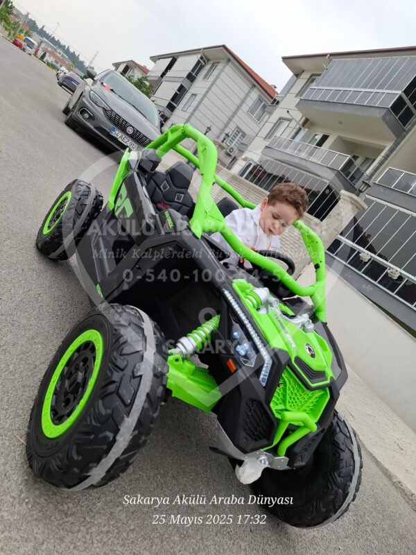 BRP Lisanslı Can-Am Maverick 24 Volt Tabletli 4x4 Akülü Jip UTV - Görsel 5