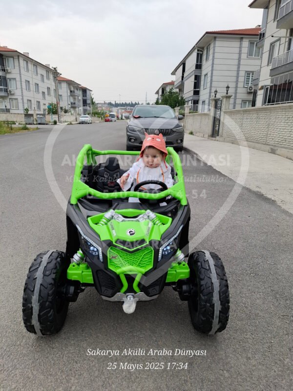 BRP Lisanslı Can-Am Maverick 24 Volt Tabletli 4x4 Akülü Jip UTV - Görsel 11