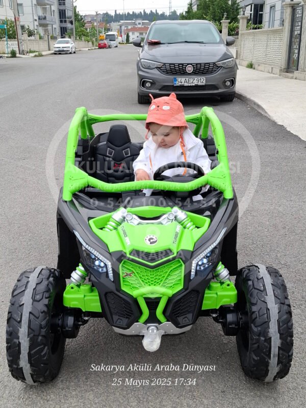 BRP Lisanslı Can-Am Maverick 24 Volt Tabletli 4x4 Akülü Jip UTV - Görsel 1
