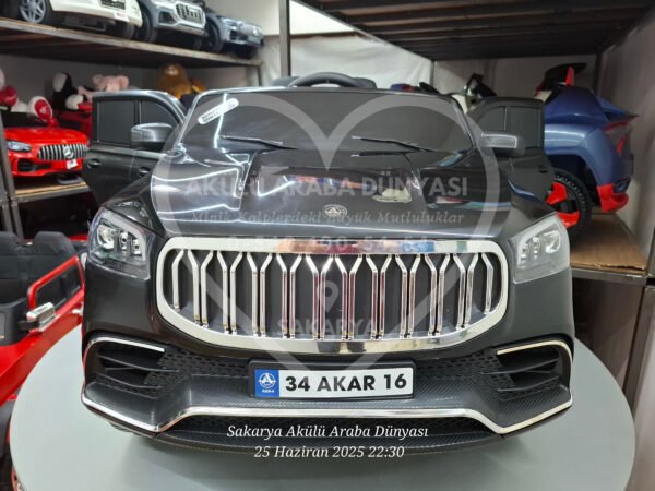 Ata TOGG Akülü Araba 12 Volt Kumandalı Siyah Akar Toys - Görsel 1