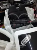 Akülü Araba 12 Volt Uzaktan Kumandalı – Boss GT Beyaz | Bentley Tarzı Tasarım - Görsel 13