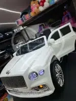 Akülü Araba 12 Volt Uzaktan Kumandalı – Boss GT Beyaz | Bentley Tarzı Tasarım - Görsel 16