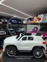 Akülü Araba 12 Volt Uzaktan Kumandalı – Boss GT Beyaz | Bentley Tarzı Tasarım - Görsel 19