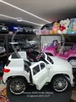 Akülü Araba 12 Volt Uzaktan Kumandalı – Boss GT Beyaz | Bentley Tarzı Tasarım - Görsel 3