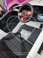 Akülü Araba 12 Volt Uzaktan Kumandalı – Boss GT Beyaz | Bentley Tarzı Tasarım - Görsel 23