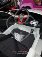 Akülü Araba 12 Volt Uzaktan Kumandalı – Boss GT Beyaz | Bentley Tarzı Tasarım - Görsel 10