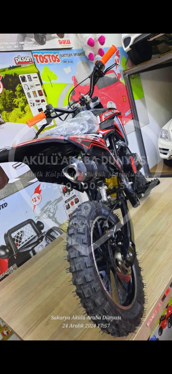 Enbest 49cc Benzinli Pocket Mini Cross Çocuk Motosikleti - Görsel 14