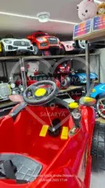 UJ Toys Thunder 12V Kumandalı Akülü Araba Kırmızı | Fiyatına Göre En Mantıklı Seçenek - Görsel 14