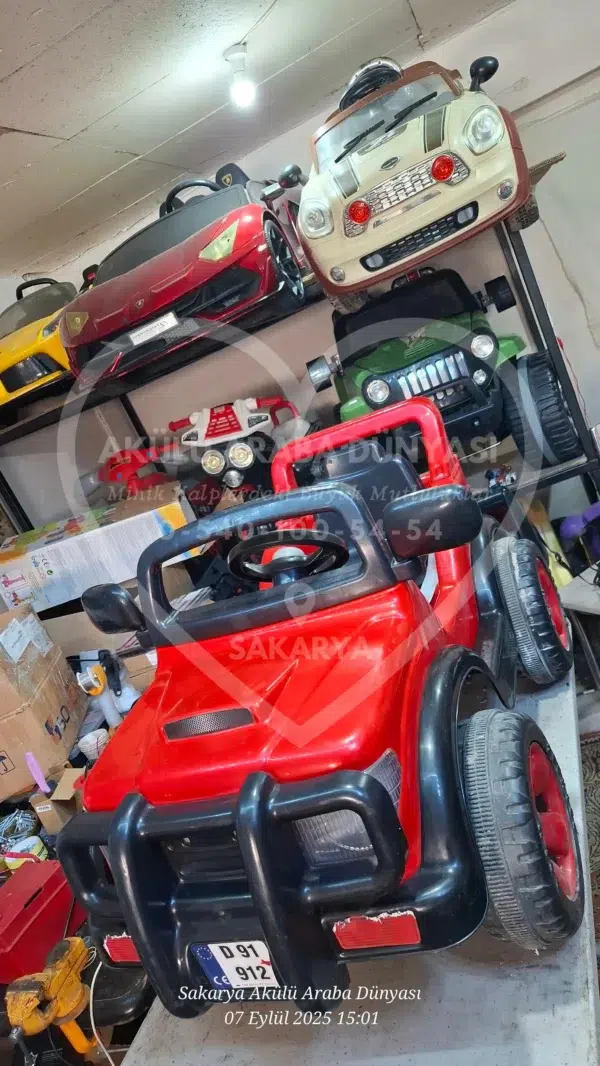 Dolu Nitro 12V Tek Motorlu Hızlı Akülü Araba – Sıfır Akü & Şarj Aleti, Kumandasız, Yavaş Kalkışlı | İkinci El - Görsel 2