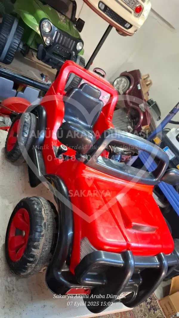 Dolu Nitro 12V Tek Motorlu Hızlı Akülü Araba – Sıfır Akü & Şarj Aleti, Kumandasız, Yavaş Kalkışlı | İkinci El - Görsel 3