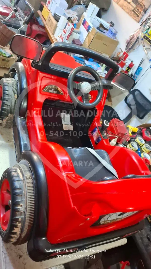 Dolu Nitro 12V Tek Motorlu Hızlı Akülü Araba – Sıfır Akü & Şarj Aleti, Kumandasız, Yavaş Kalkışlı | İkinci El - Görsel 4