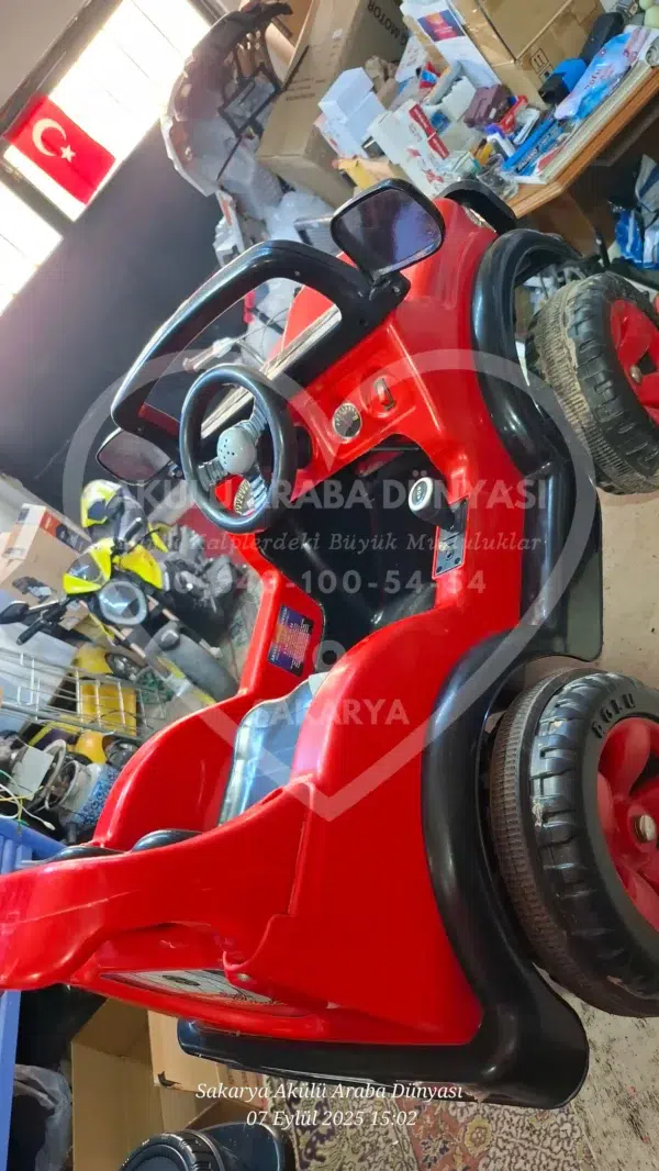 Dolu Nitro 12V Tek Motorlu Hızlı Akülü Araba – Sıfır Akü & Şarj Aleti, Kumandasız, Yavaş Kalkışlı | İkinci El - Görsel 7