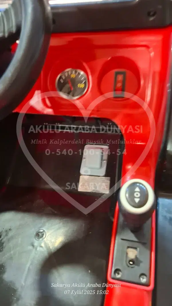 Dolu Nitro 12V Tek Motorlu Hızlı Akülü Araba – Sıfır Akü & Şarj Aleti, Kumandasız, Yavaş Kalkışlı | İkinci El - Görsel 8