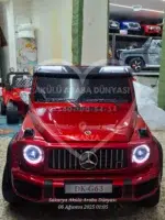 Lisanslı Mercedes G63 24 Volt Tabletli 4x4 Akülü Araba - Görsel 2