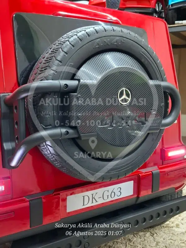 Lisanslı Mercedes G63 24 Volt Tabletli 4x4 Akülü Araba - Görsel 14