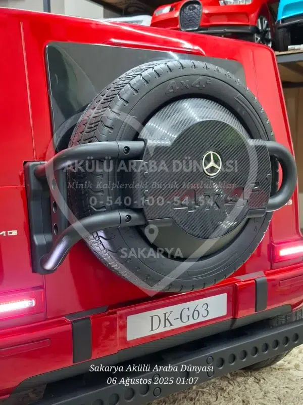 Lisanslı Mercedes G63 24 Volt Tabletli 4x4 Akülü Araba - Görsel 15
