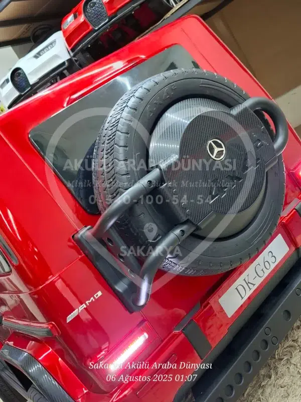Lisanslı Mercedes G63 24 Volt Tabletli 4x4 Akülü Araba - Görsel 16