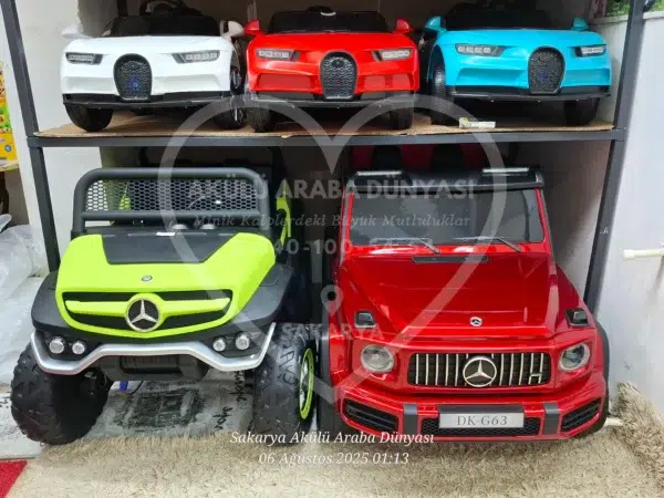 Lisanslı Mercedes G63 24 Volt Tabletli 4x4 Akülü Araba - Görsel 18