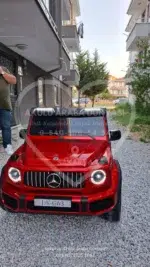 Lisanslı Mercedes G63 24 Volt Tabletli 4x4 Akülü Araba - Görsel 19