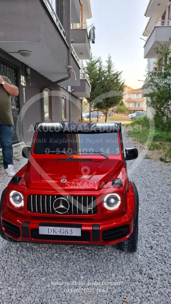 Lisanslı Mercedes G63 24 Volt Tabletli 4x4 Akülü Araba - Görsel 19