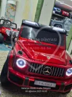 Lisanslı Mercedes G63 24 Volt Tabletli 4x4 Akülü Araba - Görsel 3