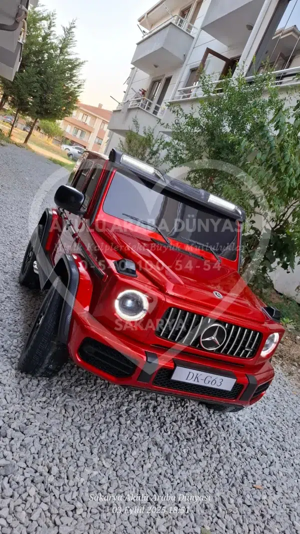 Lisanslı Mercedes G63 24 Volt Tabletli 4x4 Akülü Araba - Görsel 1