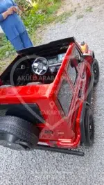 Lisanslı Mercedes G63 24 Volt Tabletli 4x4 Akülü Araba - Görsel 24
