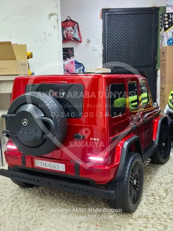 Lisanslı Mercedes G63 24 Volt Tabletli 4x4 Akülü Araba - Görsel 10