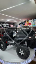 Mercedes Unimog 24 Volt 4x4 Kumandalı Akülü Araba Dev Boy Eva Teker Jip - Görsel 13