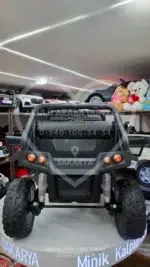 Mercedes Unimog 24 Volt 4x4 Kumandalı Akülü Araba Dev Boy Eva Teker Jip - Görsel 12