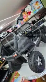 Mercedes Unimog 24 Volt 4x4 Kumandalı Akülü Araba Dev Boy Eva Teker Jip - Görsel 11