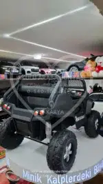 Mercedes Unimog 24 Volt 4x4 Kumandalı Akülü Araba Dev Boy Eva Teker Jip - Görsel 8