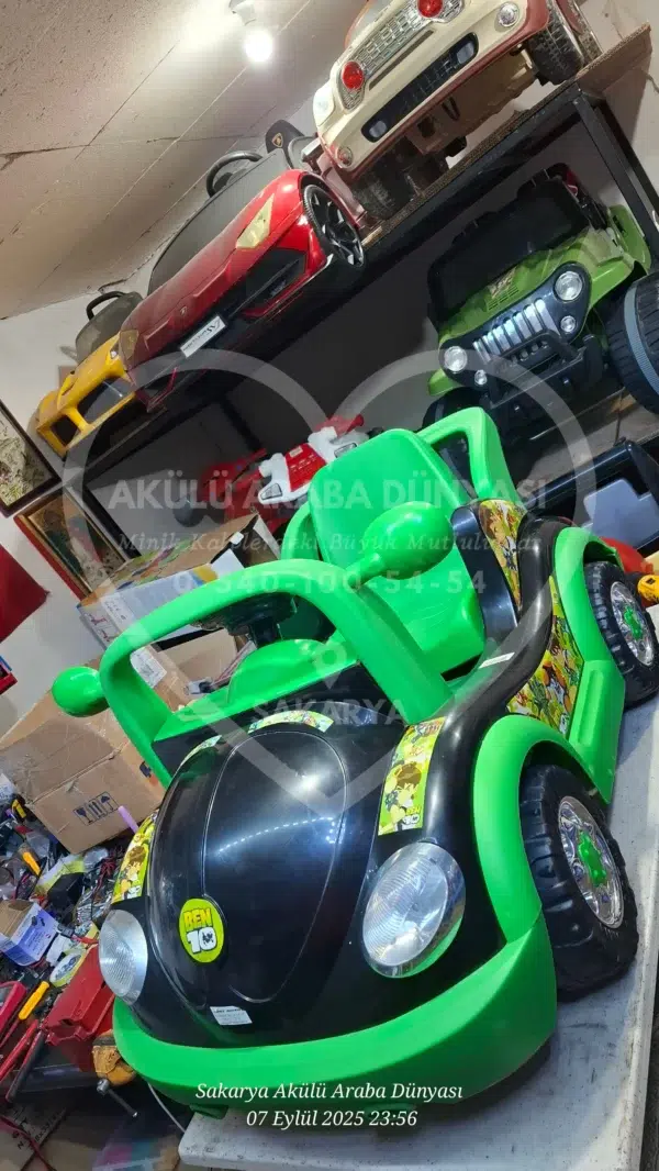 Ben 10 Akülü Araba Lisanslı Mağaza Teşhir Ben TEN - Görsel 2