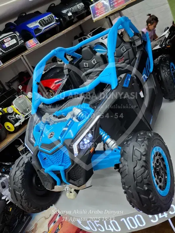Can-Am Lisanslı 24V 4x4 Çift Kişilik Akülü Jeep | Off-Road UTV Modeli - Görsel 12