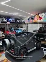 G65 AMG BabyHope 439 Akülü Araba Metalik Siyah Jip BHU12 - Görsel 13